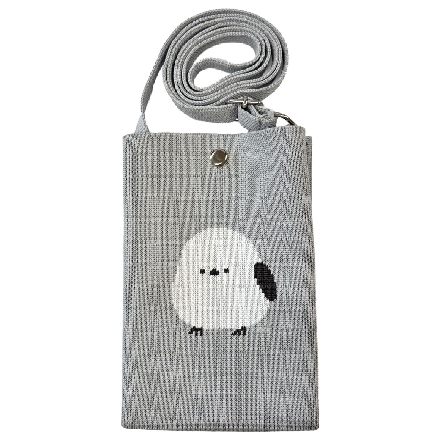 ニットショルダーバッグ シマエナガ