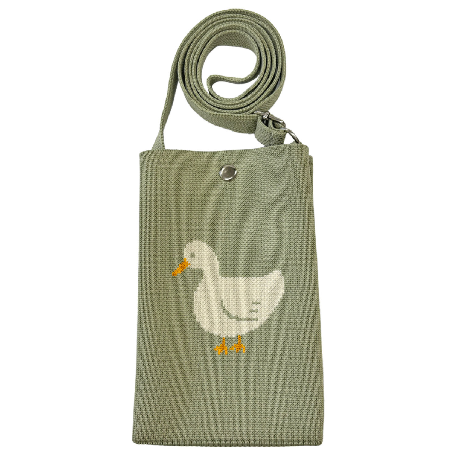 ニットショルダーバッグ あひる