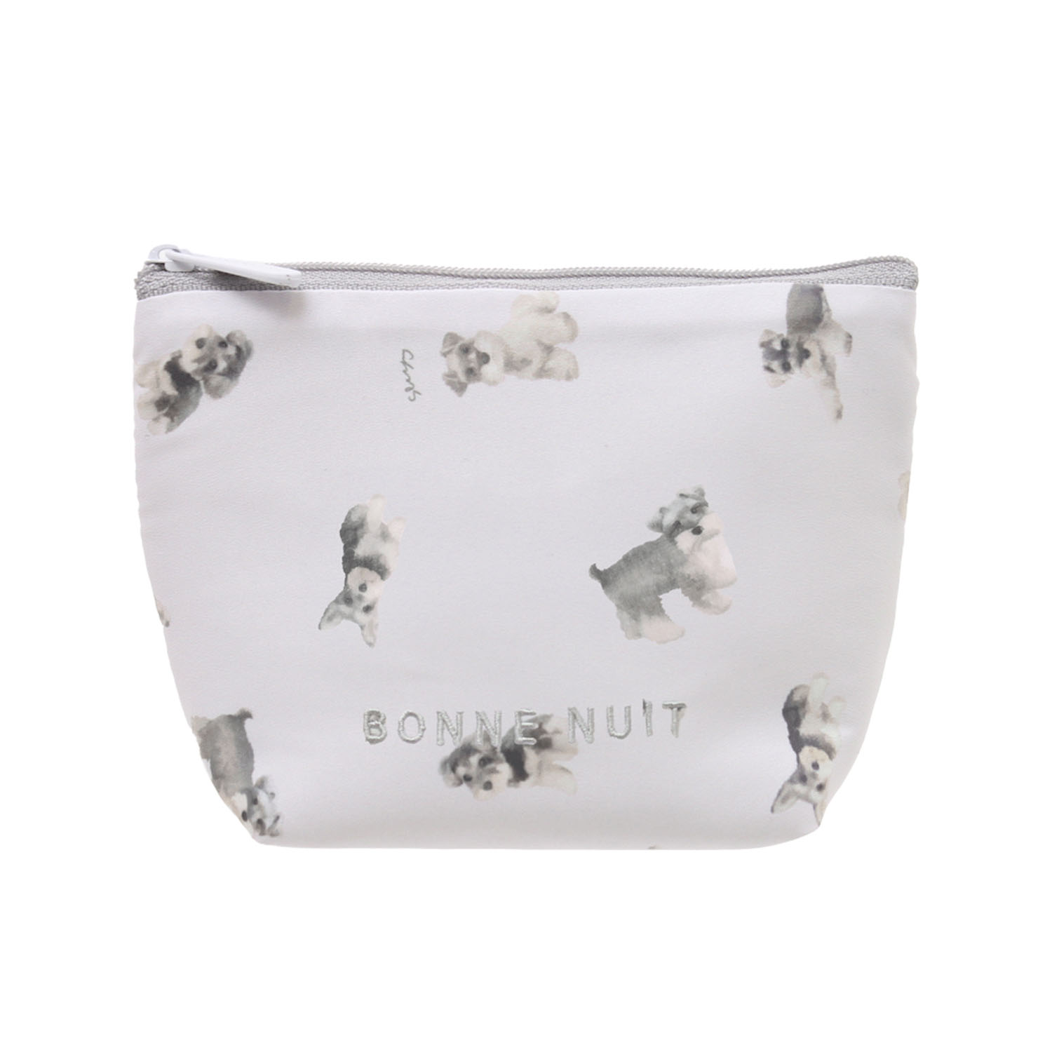 ティッシュ舟形ポーチ シュナウザー