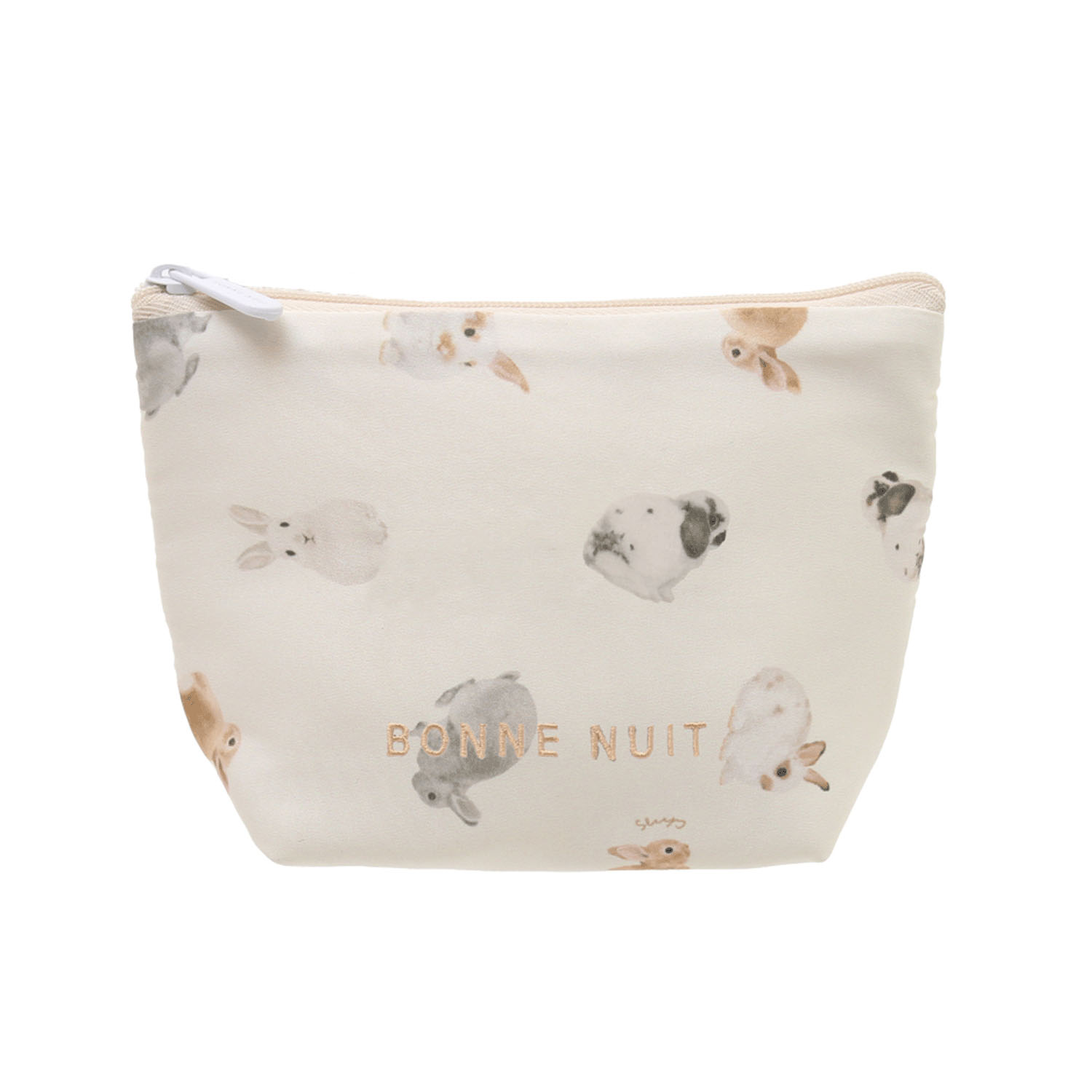 ティッシュ舟形ポーチ ウサギ