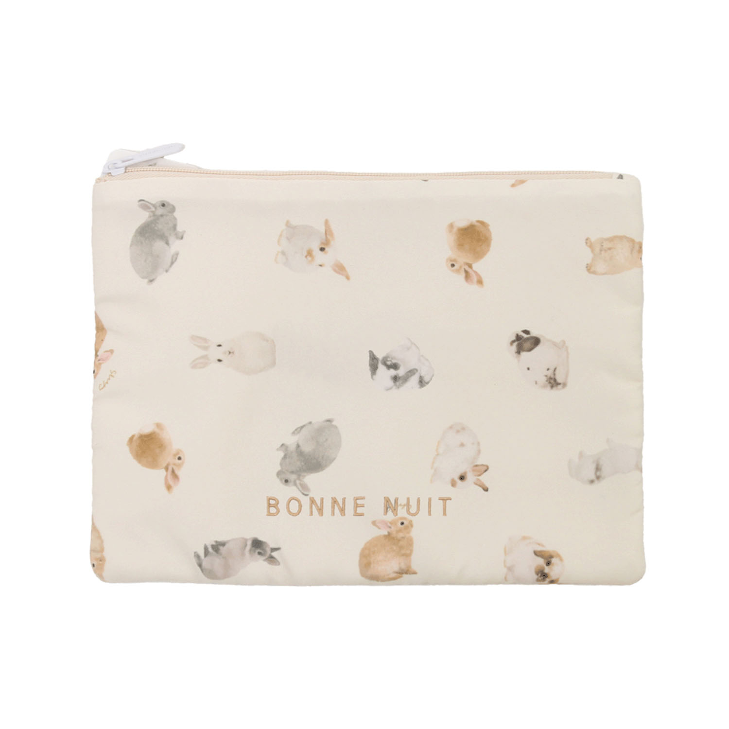 フラットポーチ ウサギ