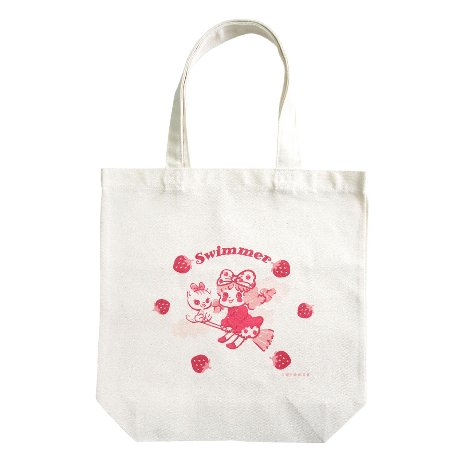 SWIMMER トートバッグ まじょっこいちごほうき