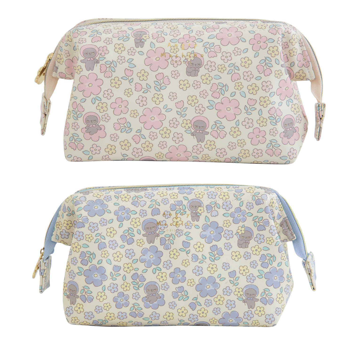 アングリーマチコ フラワー ワイヤーポーチ