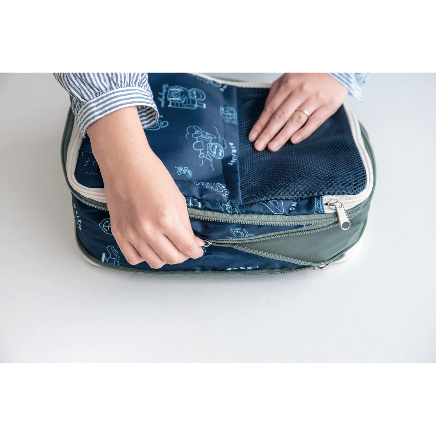 アングリーマチコ トラベル 圧縮ポーチM NV - 画像4