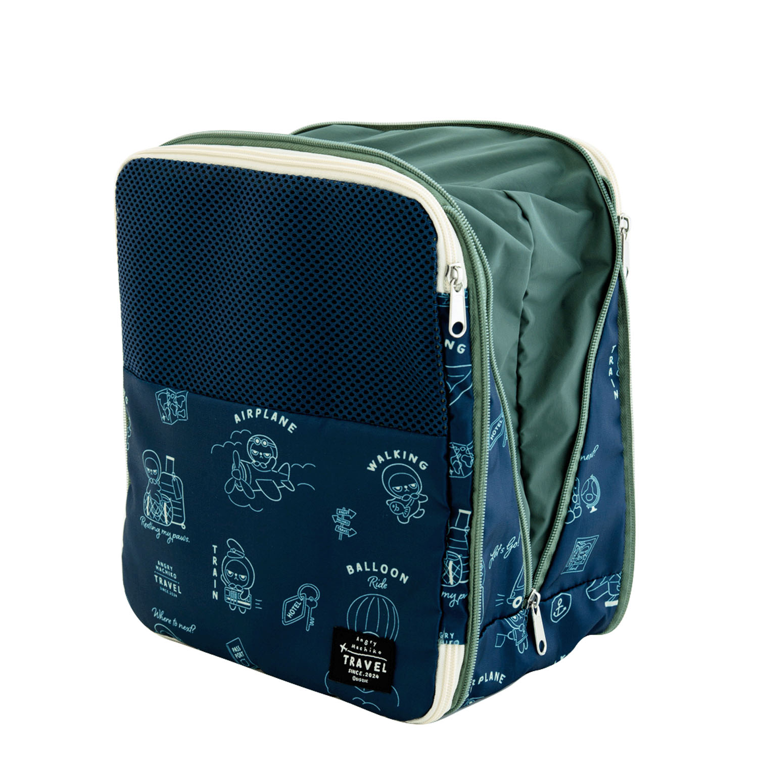 アングリーマチコ トラベル 圧縮ポーチM NV