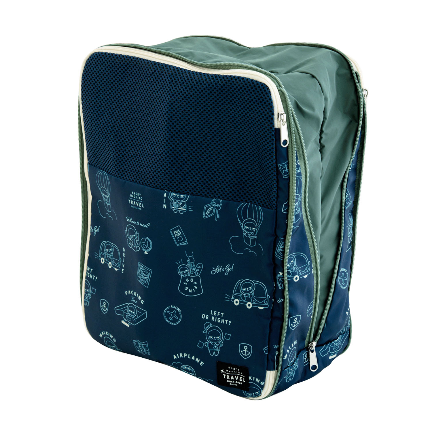 アングリーマチコ トラベル 圧縮ポーチL NV