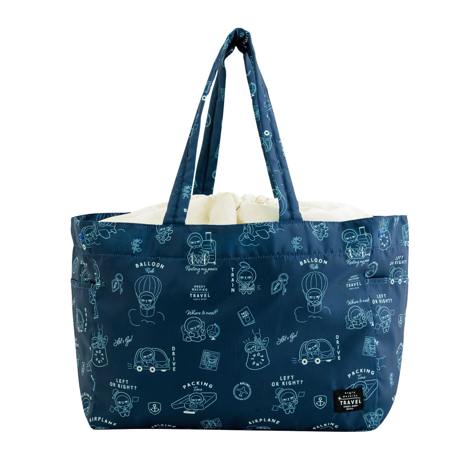 アングリーマチコ トラベル エコバッグL NV