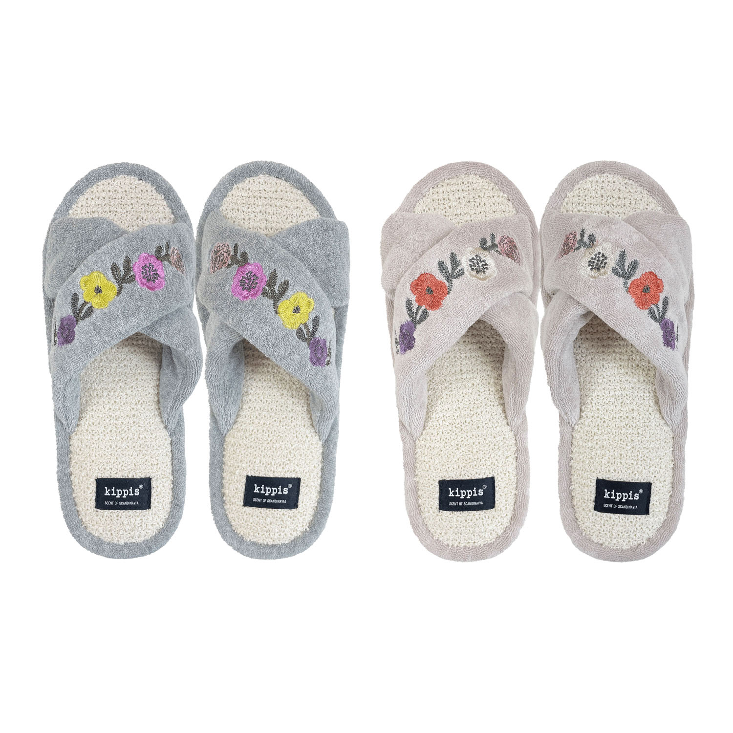 kippis スリッパ 花冠クロスバンド - 画像1