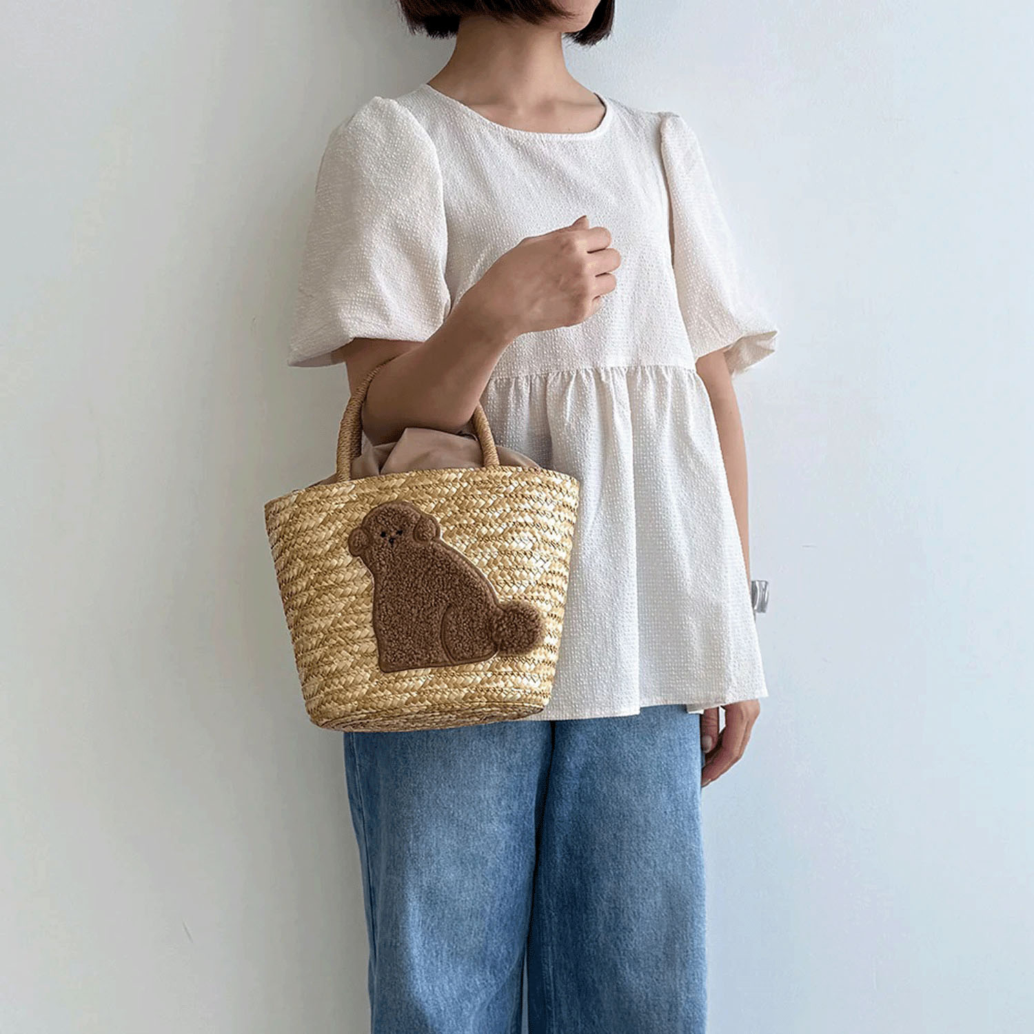 かごバッグ プードル - 画像2