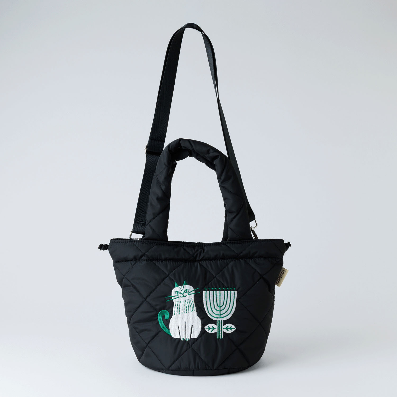 fikalycka 3wayキルティングトート ブラック