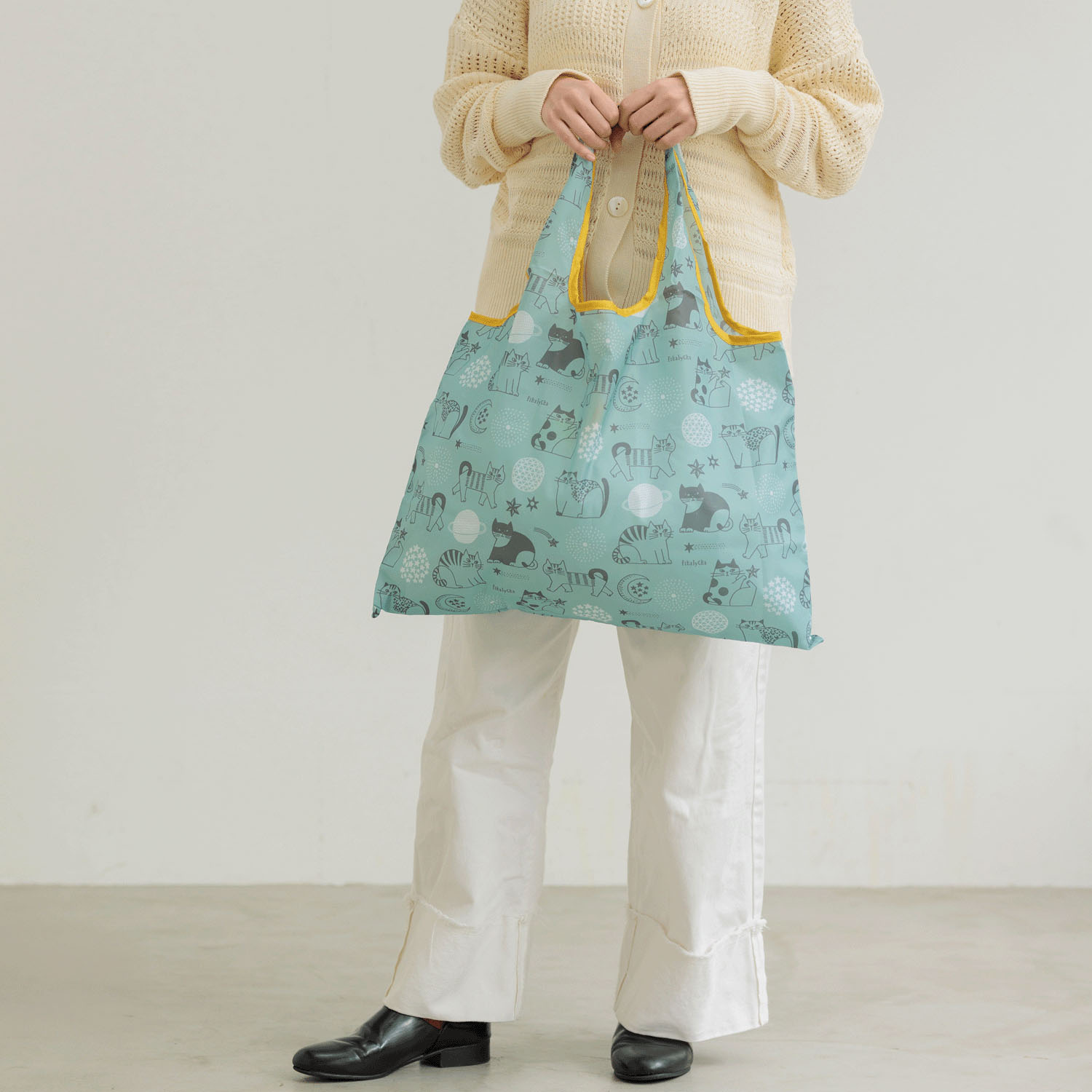 fikalycka 2wayショッピングバッグ コスモブルー - 画像3