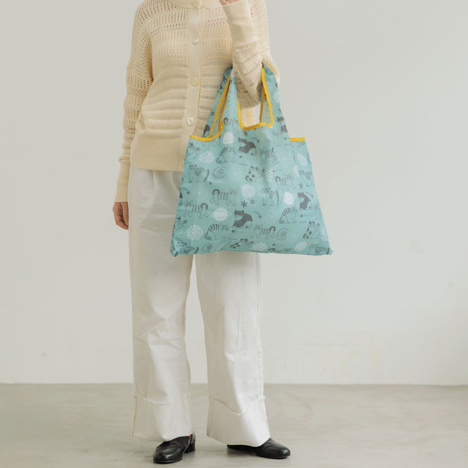 fikalycka 2wayショッピングバッグ コスモブルー - 画像4