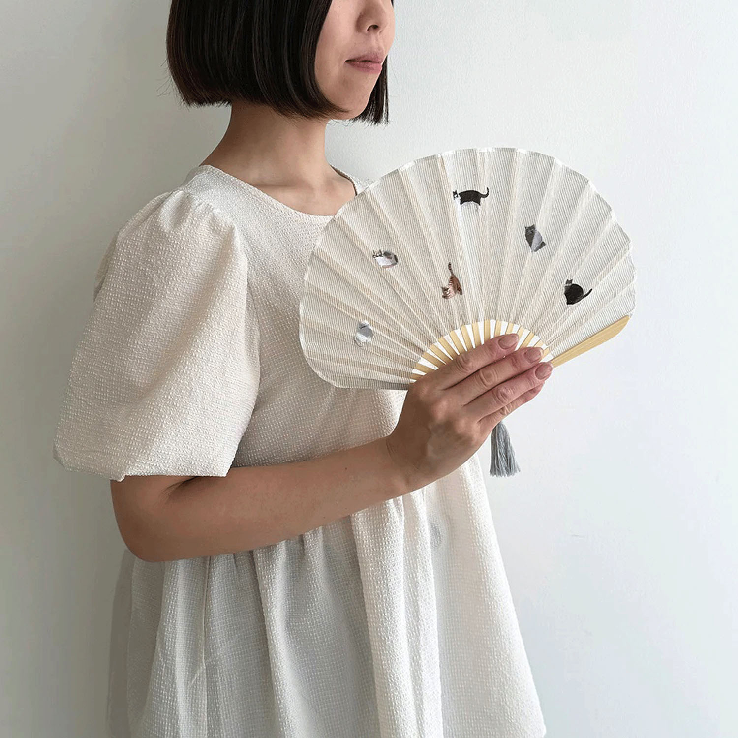 パル扇子 キャット - 画像3