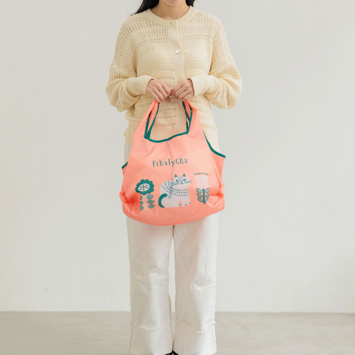 fikalycka 2wayショッピングバッグ ピンク - 画像4