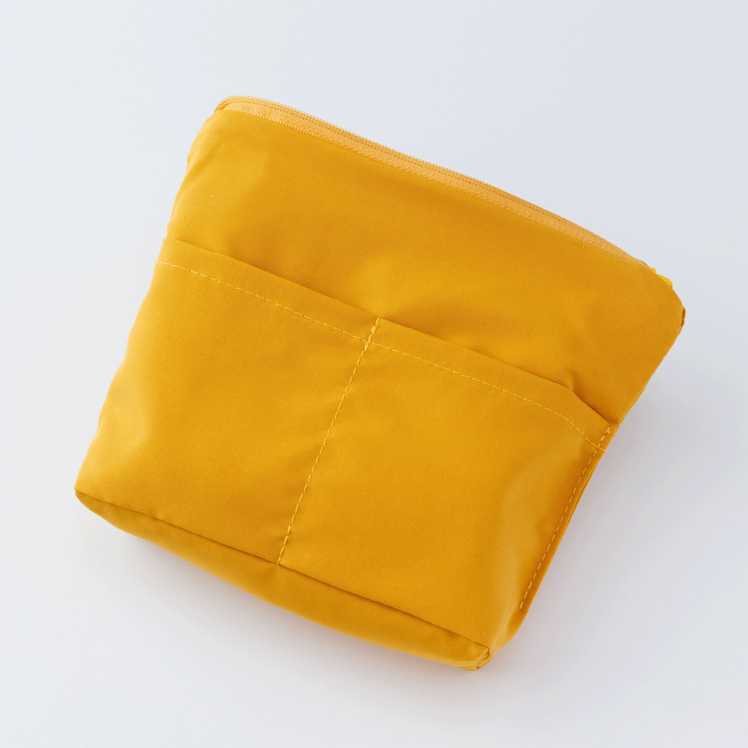 fikalycka 舟形ポーチ サガラ刺繍 イエロー - 画像3