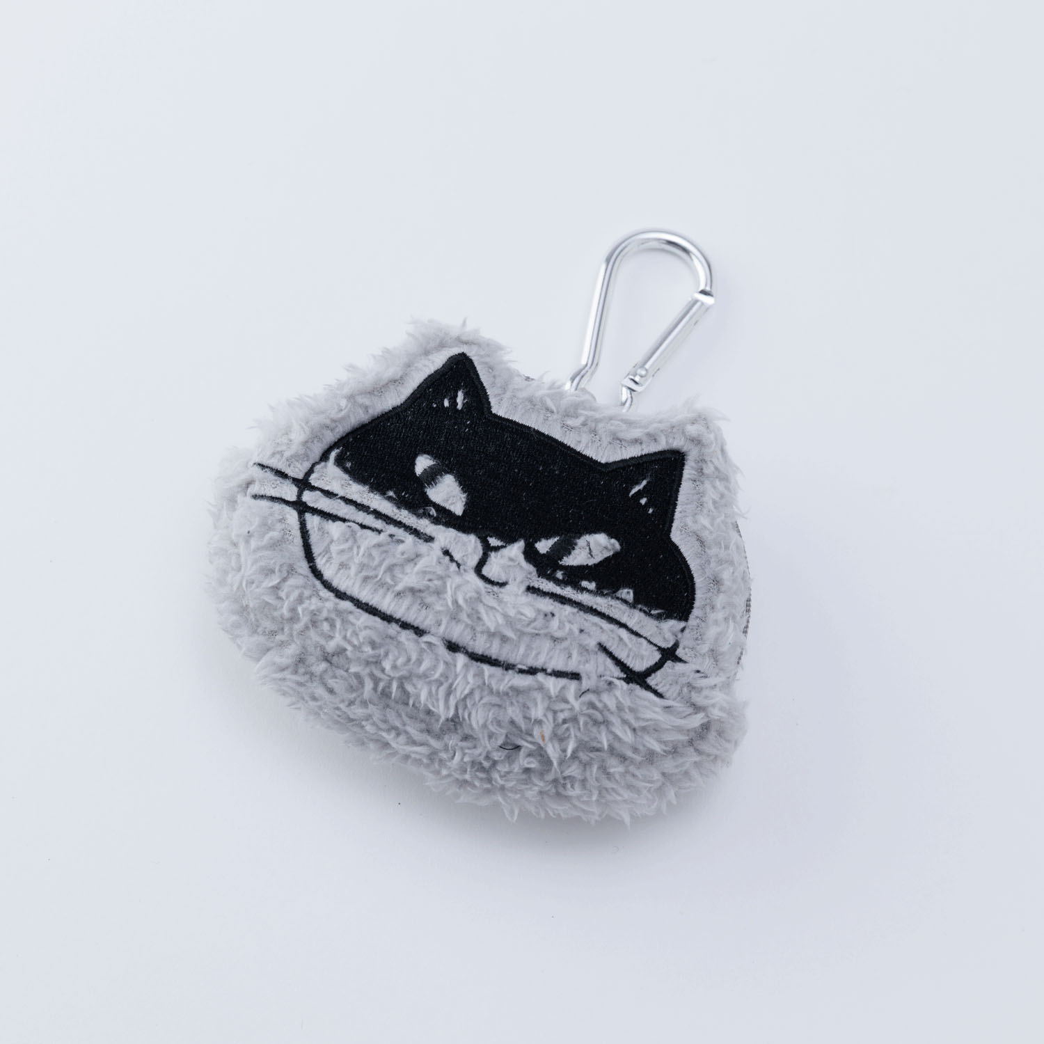 fikalycka ダイカットフェイスポーチ グレー