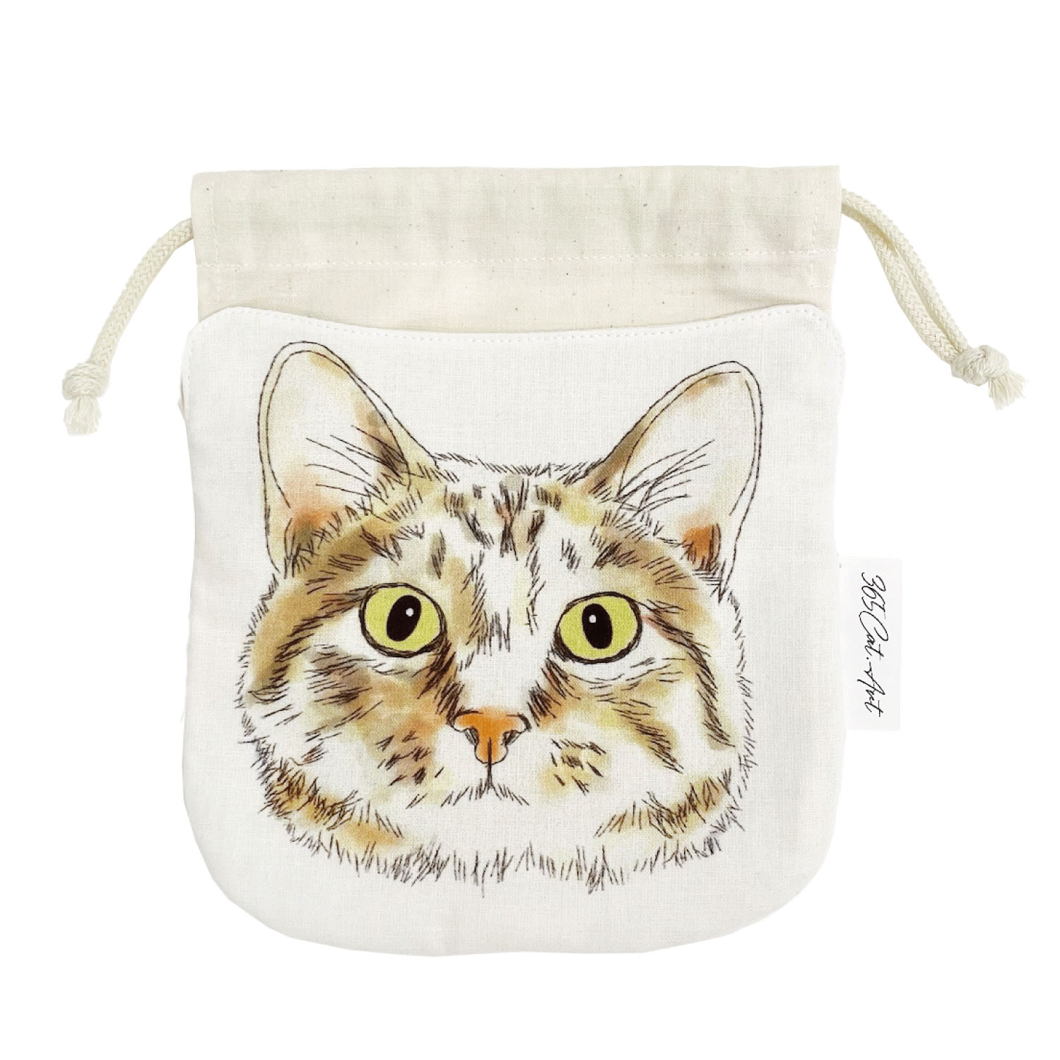 Cat．Art ねこ巾着 F