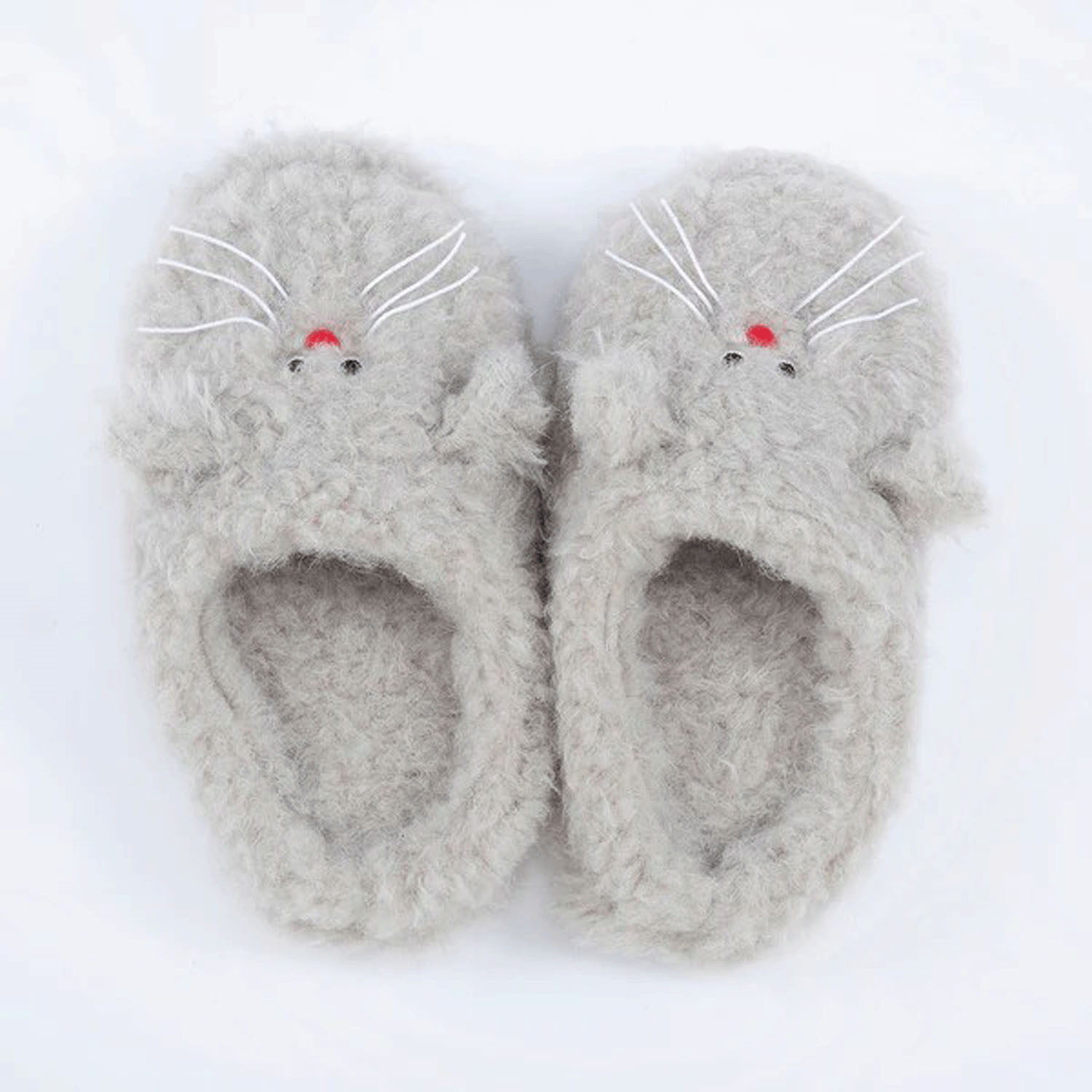 ミネットルームシューズ グレー