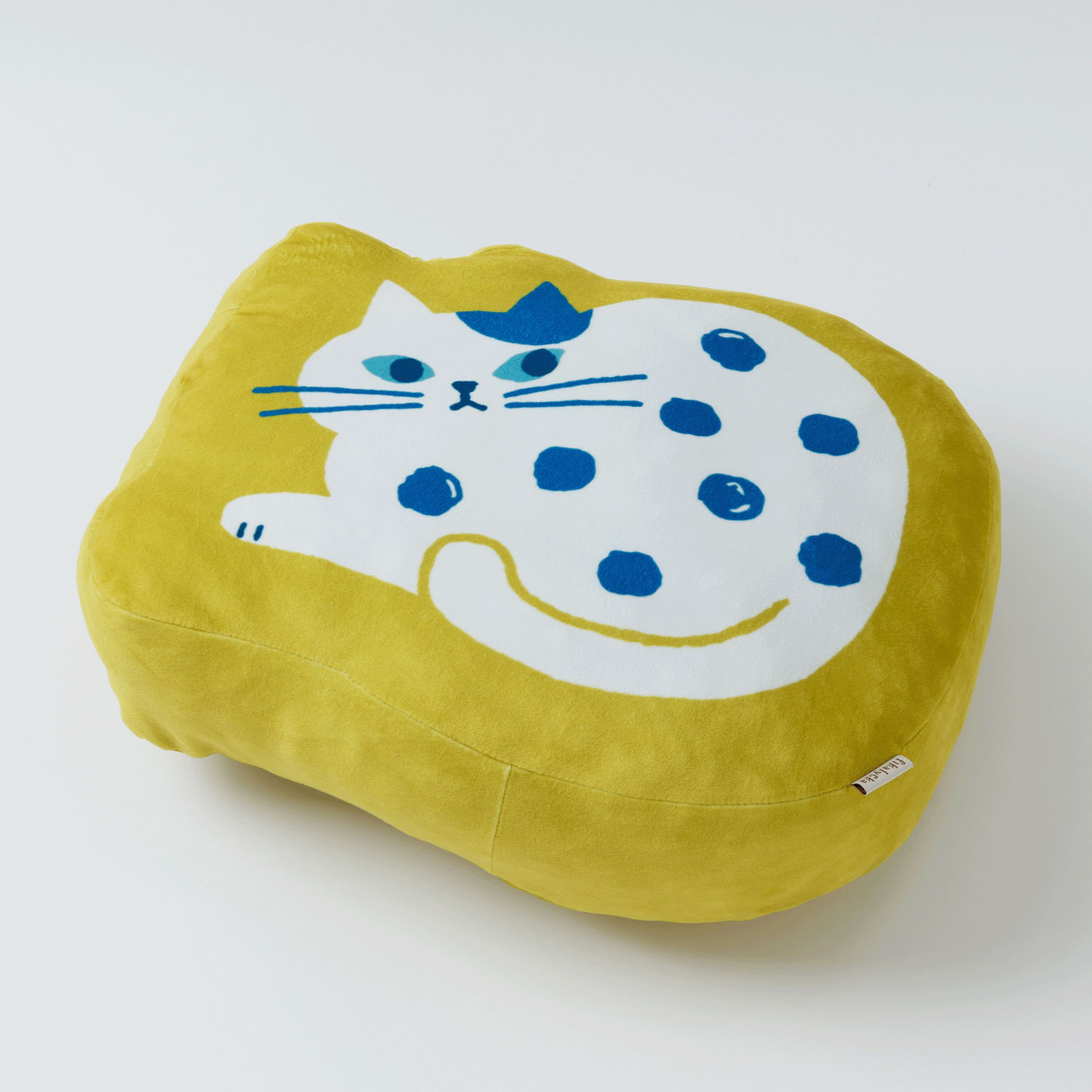 fikalycka 猫型クッション イエロー