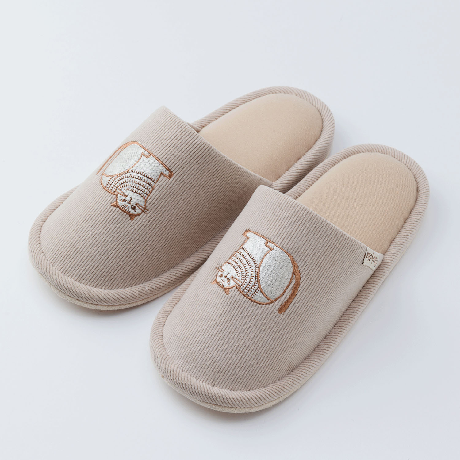 fikalycka コーデュロイスリッパ M アイボリー