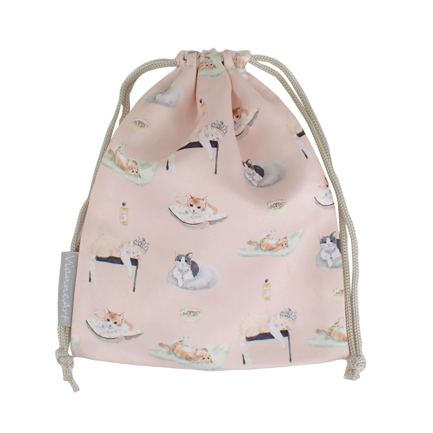 NyanWoof 巾着ポーチ スポイルドキャット