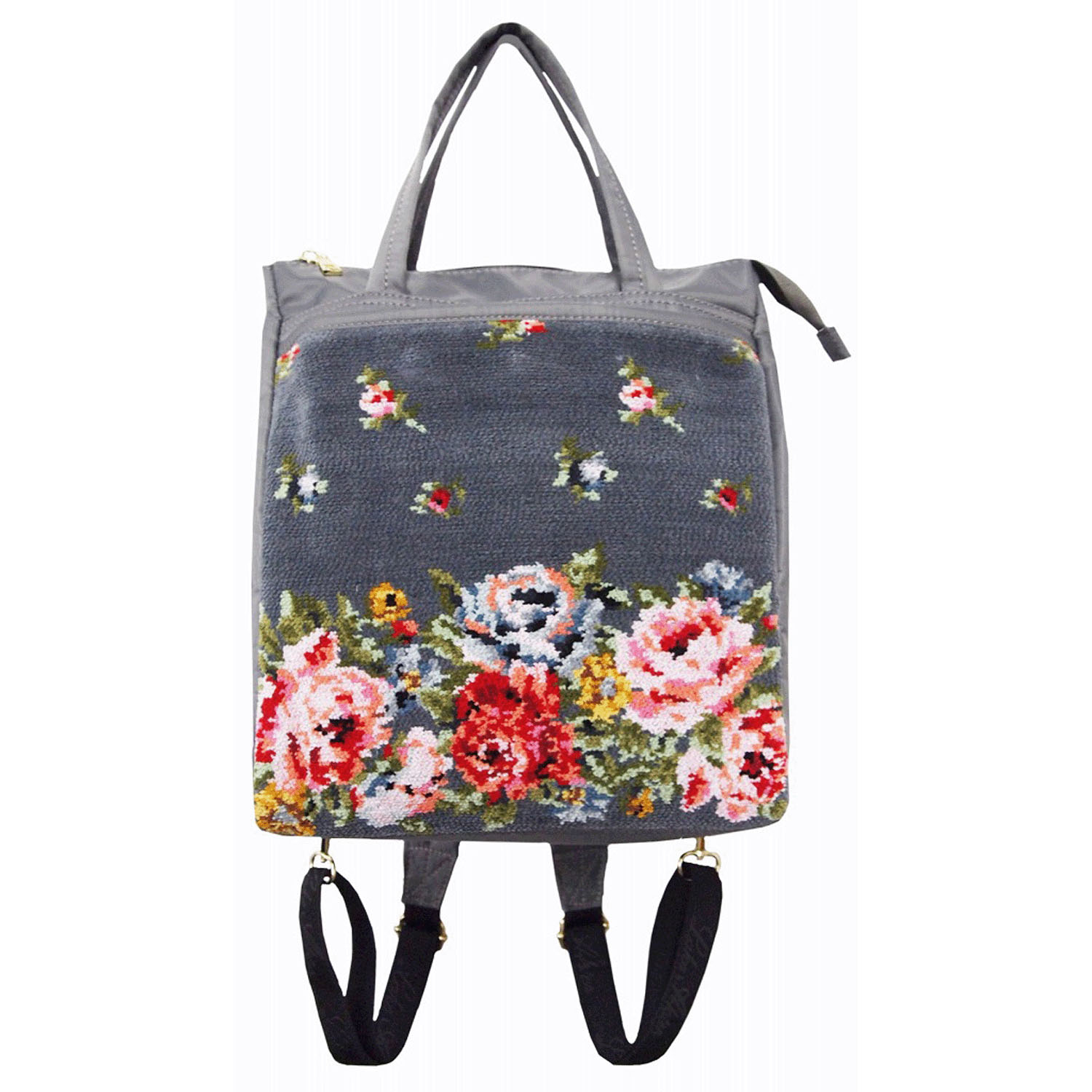 【レイクアルスター】 シェニール手提げリュック