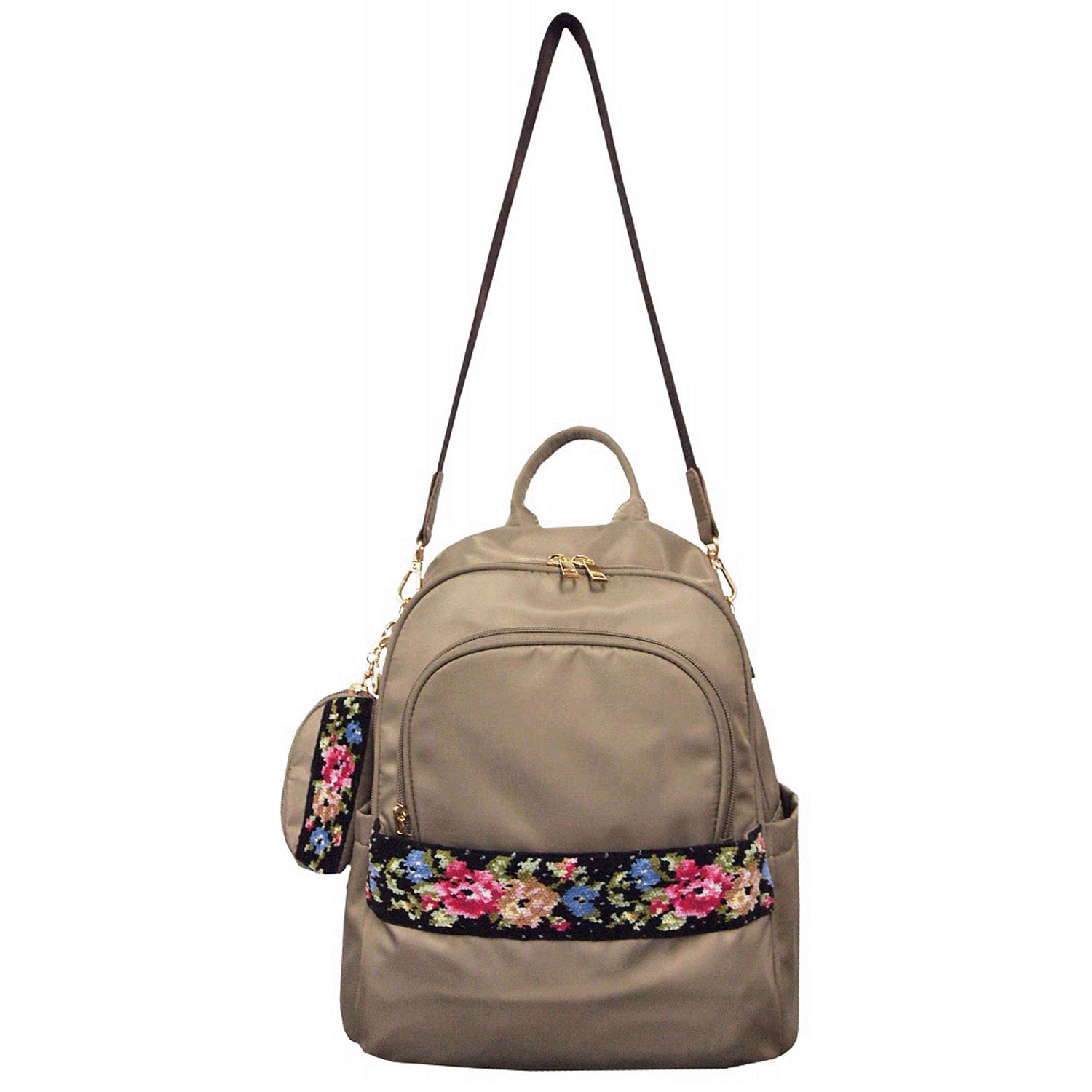 【レイクアルスター】 シェニール ポーチ付きリュック - 画像6