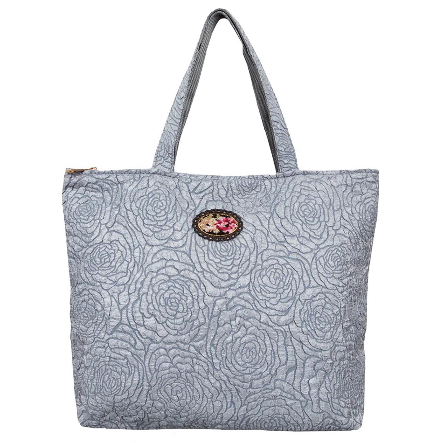 ★お買い得品 【レイクアルスター】 ローズ型押し手提げ