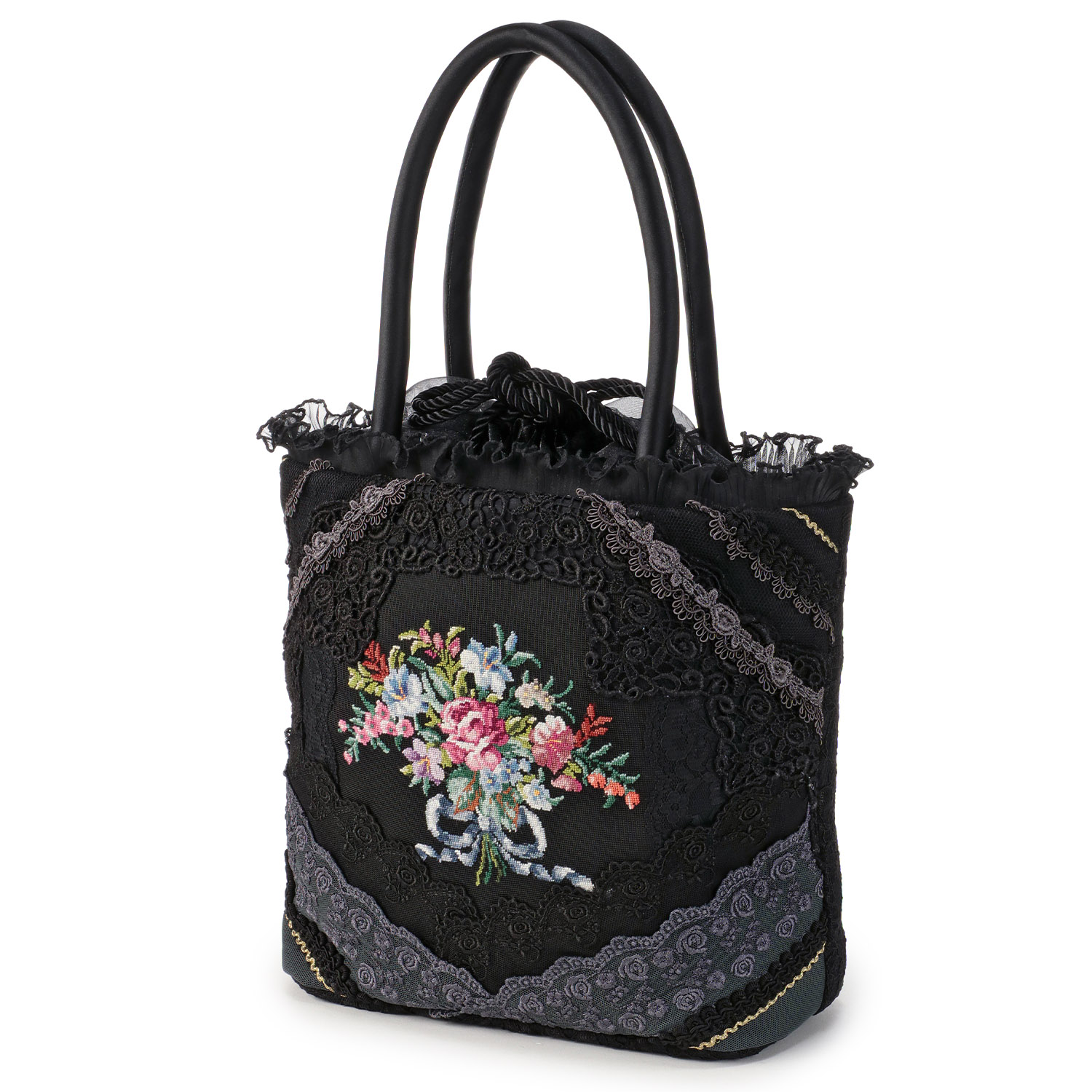 【プチポアン・久家道子】 レースバッグ