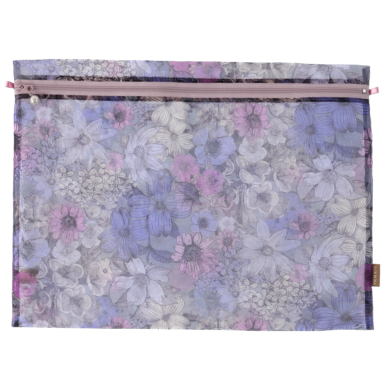 オーガンジー 平型お着替えポーチ 大 - 画像7