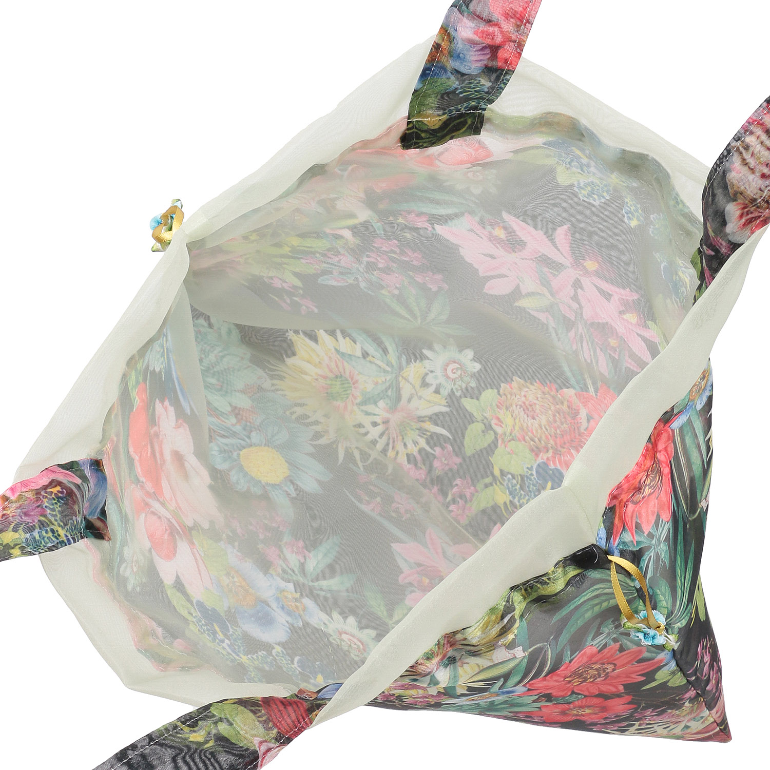 花柄巾着手提げ - 画像7