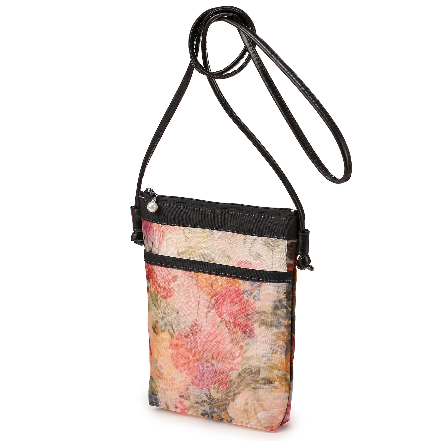 花柄携帯ポシェット - 画像2