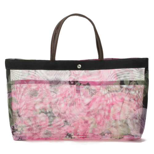 花柄メッシュ バッグインバッグ - 画像3