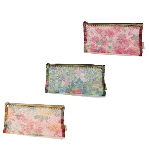 花柄メッシュマスクケース - 画像1