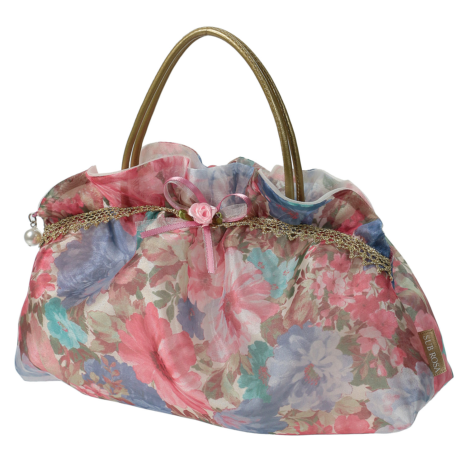 オーガンジー フリル 手付きポーチ 大 - 画像14