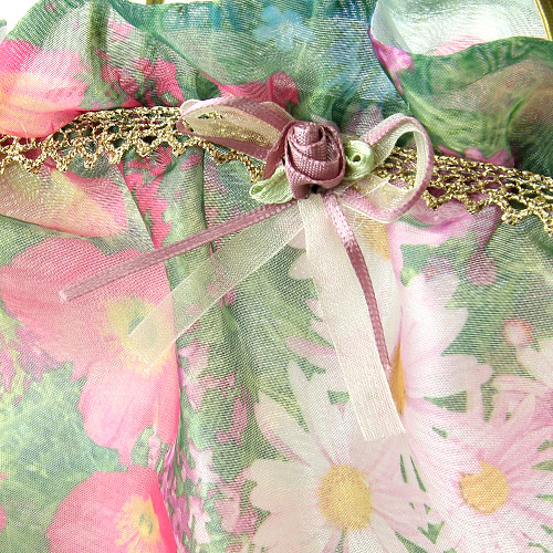 オーガンジー フリル 手付きポーチ 大 - 画像7