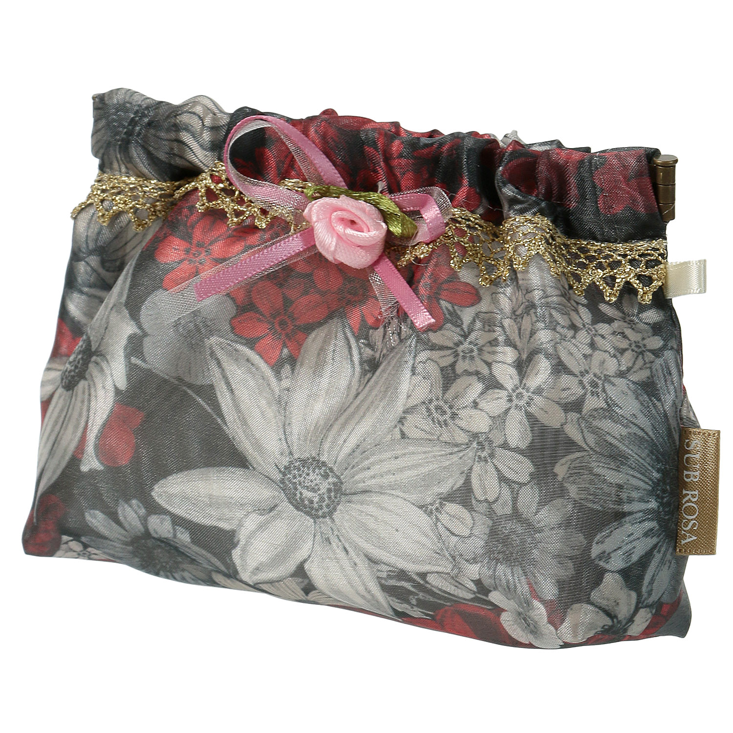 オーガンジー バネ口金型ポーチ - 画像9