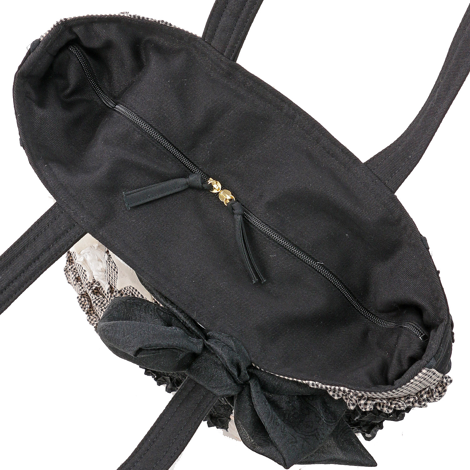 モノ レースパッチトート - 画像4