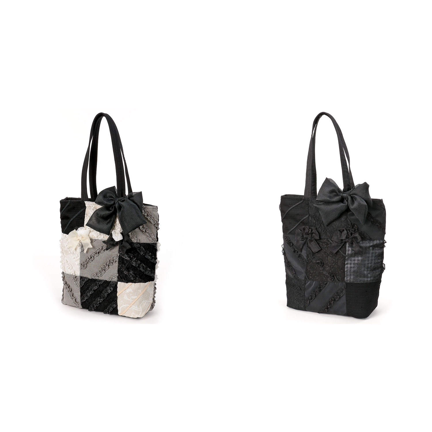 モノ レースパッチトート - 画像1