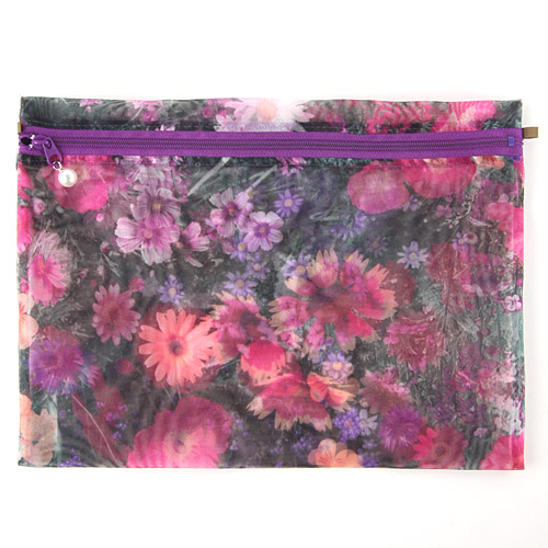 オーガンジー フラットポーチ - 画像1