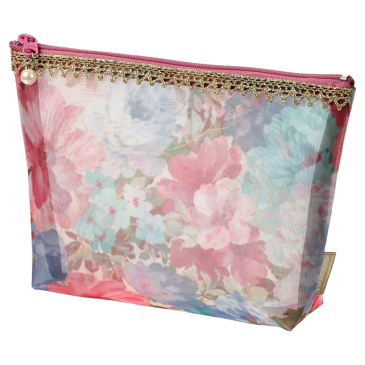 03番柄終了  ゴールドテープ メッシュポーチ 中 - 画像12