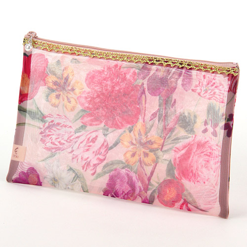 ココロ ゴールドテープ メッシュポーチ 横長平型 - 画像4