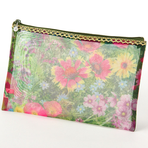 ココロ ゴールドテープ メッシュポーチ 横長平型 - 画像5