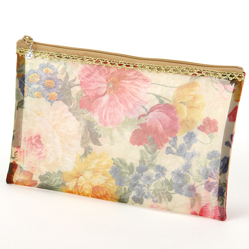 ココロ ゴールドテープ メッシュポーチ 横長平型 - 画像6