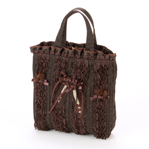 フリルシューズ 手提げバッグ 小