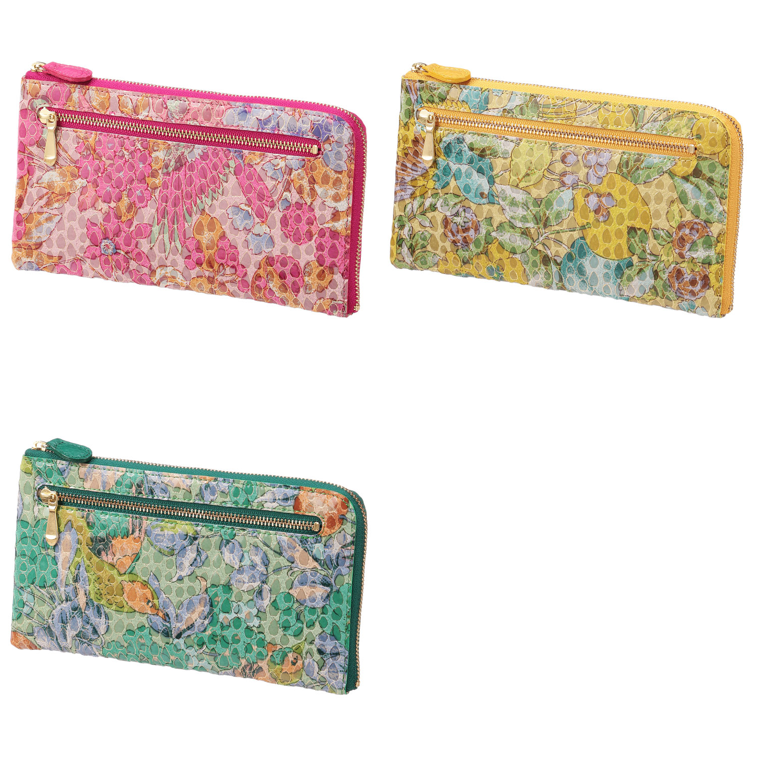 【日本製】PigエナメルL字ファスナー束入 - 画像1