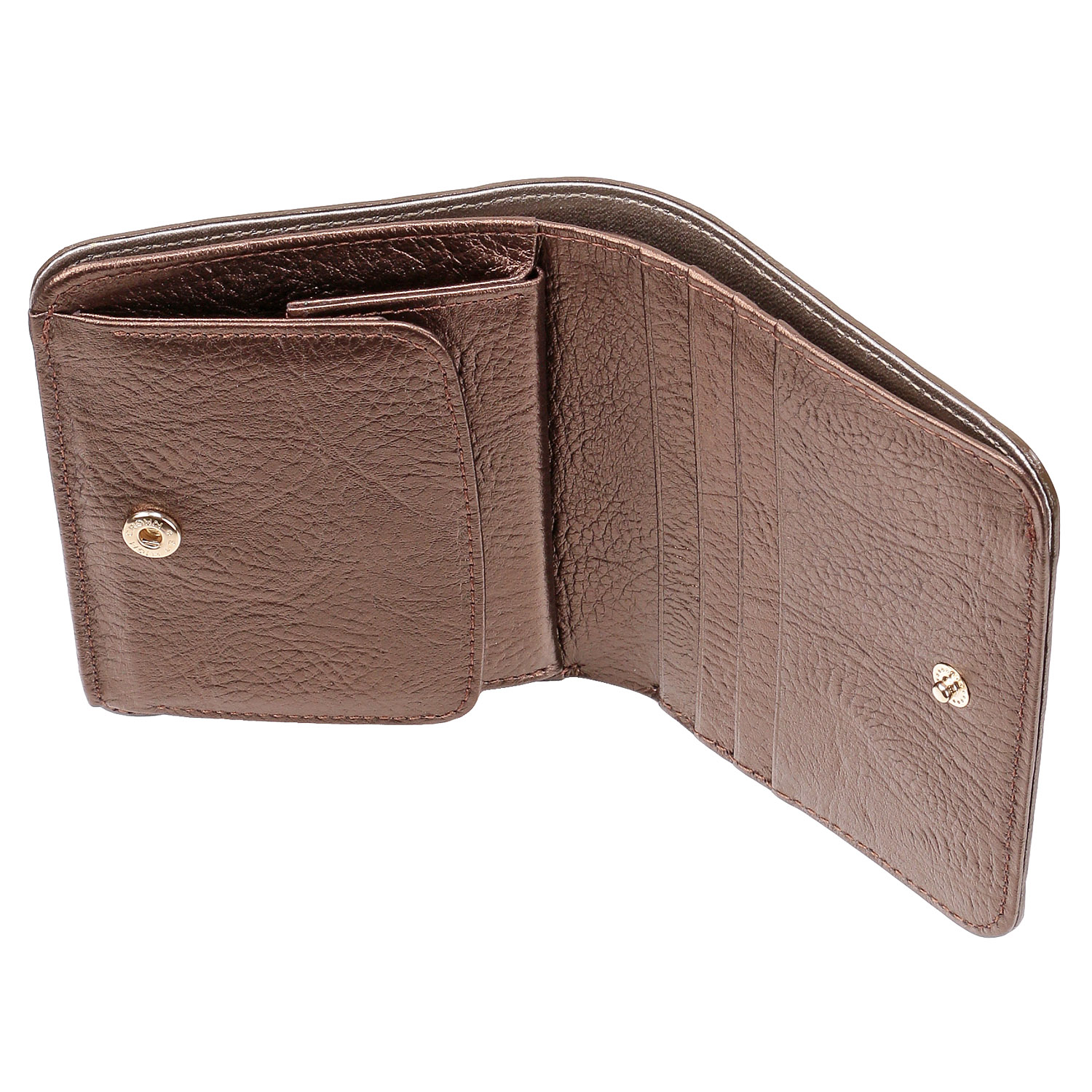 【日本製】エナメルクロコ 2つ折り財布 - 画像18