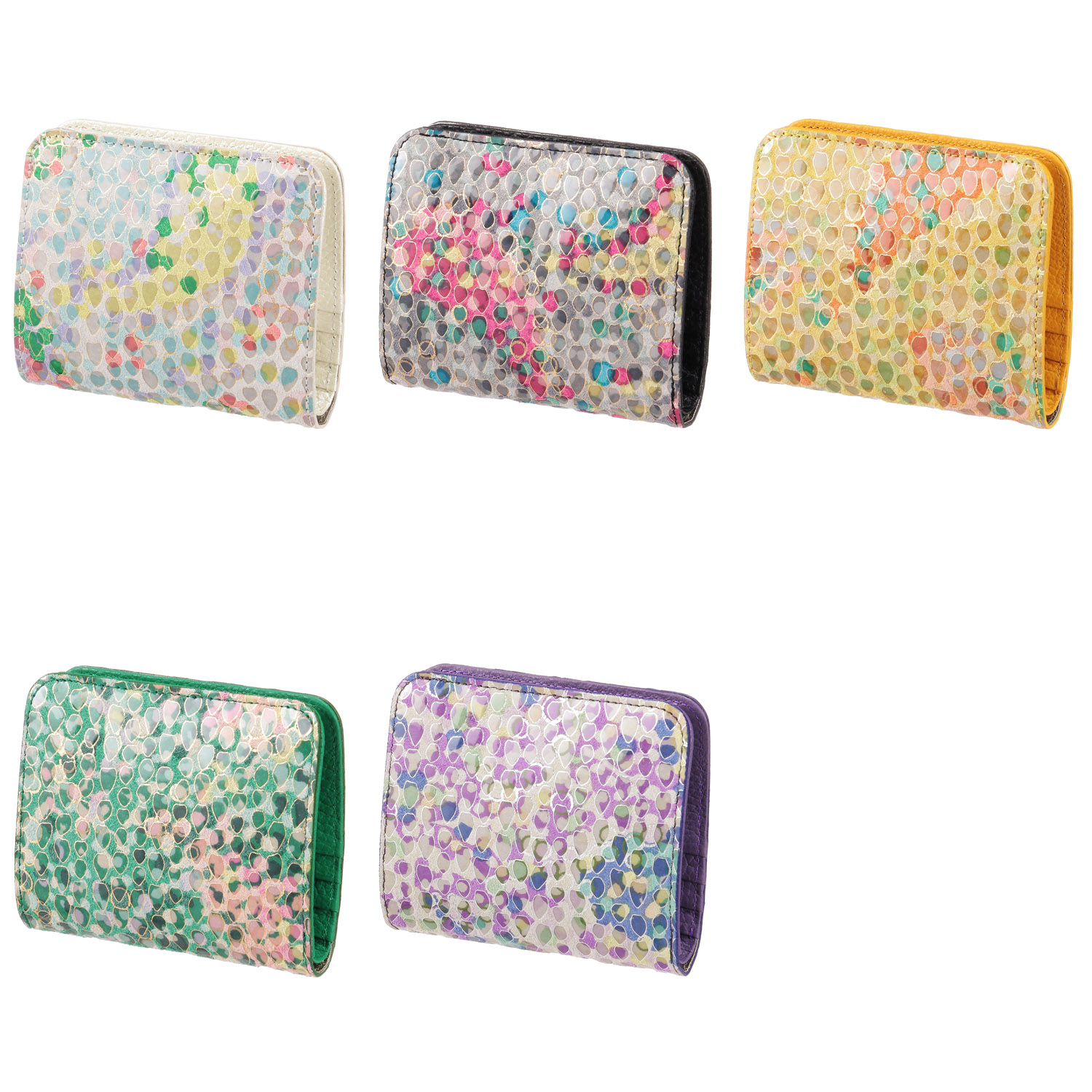 ピッグエナメル2ッ折財布 - 画像1