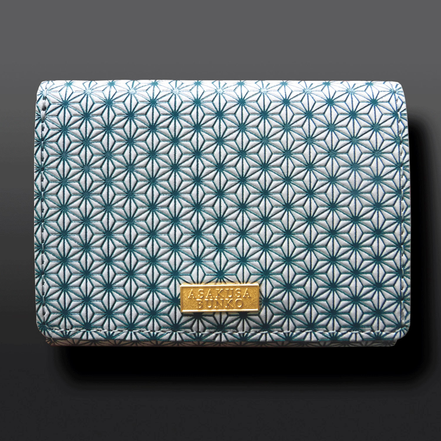 【取り寄せ商品】 浅草文庫麻の葉柄 三つ折りコンパクトウォレット - 画像5