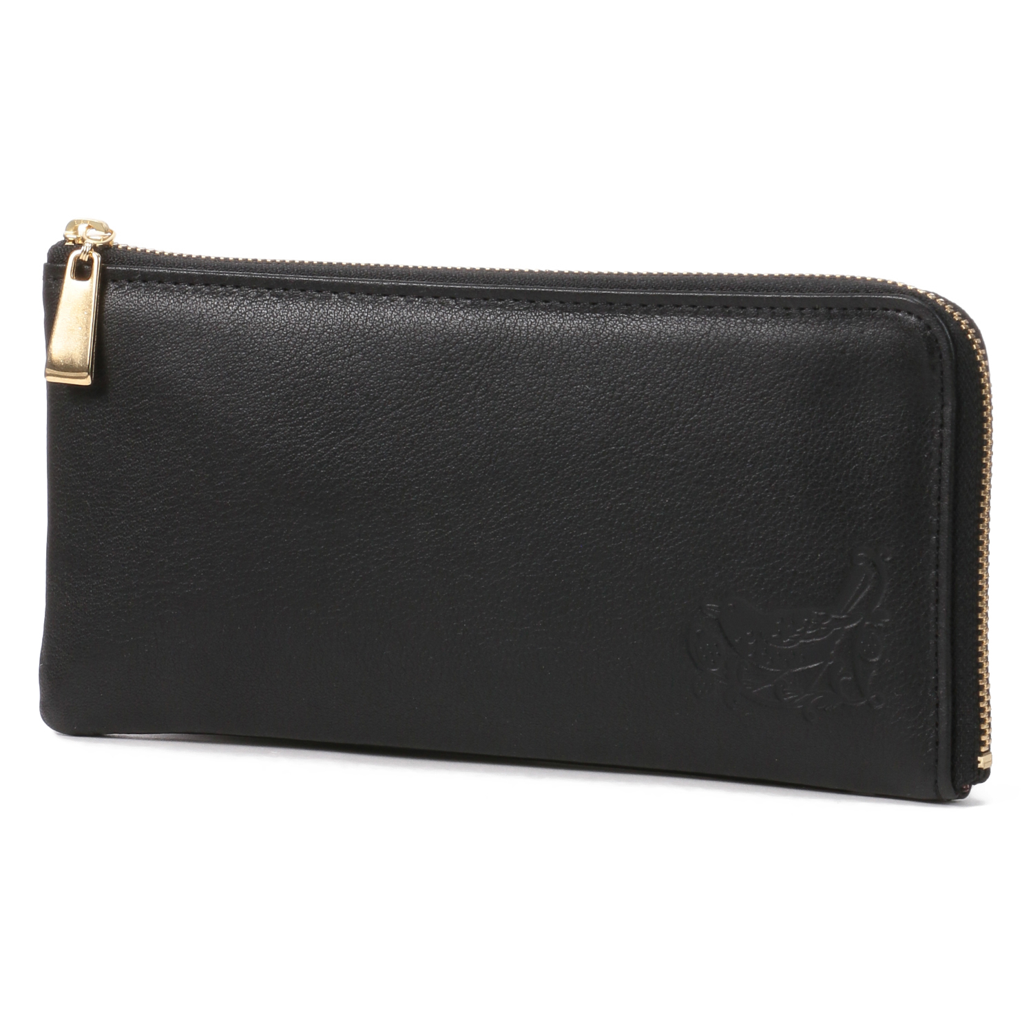 ディア調 モリス型押し L字ファスナー長財布 - 画像11